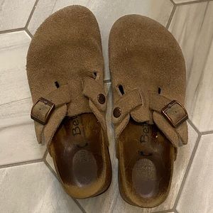 Betula Birkenstock clog taupe suede size 37